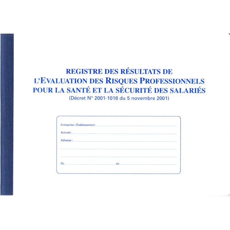 ELVE risico-evaluatiegids werkgerelateerde risico's, 60 pagina's, 210×297 mm, blauw